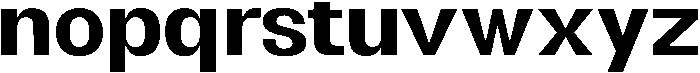 Normal Medium otf (400) Font LOWERCASE
