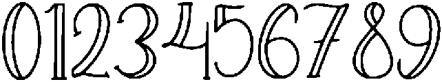Normal Outline otf (400) Font OTHER CHARS