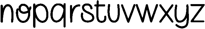 Normal Semi Bold otf (400) Font LOWERCASE