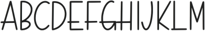Normal Tall otf (400) Font LOWERCASE
