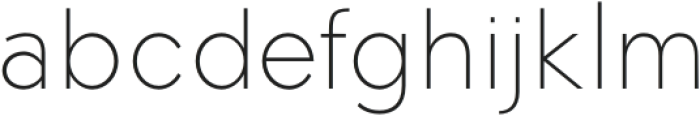 Normal Thin Condensed otf (100) Font LOWERCASE
