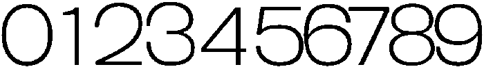 Normal Thin otf (100) Font OTHER CHARS