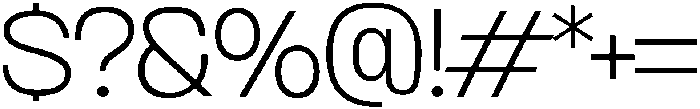 Normal Thin otf (100) Font OTHER CHARS