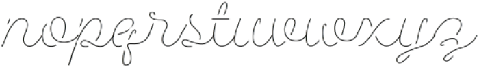 Normal inline ttf (400) Font LOWERCASE