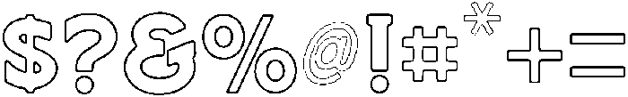 Normal <Font Subfamily> otf (400) Font OTHER CHARS