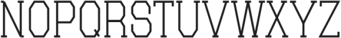 Normal narrow ttf (400) Font LOWERCASE