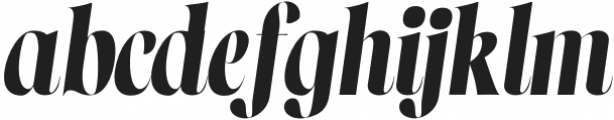 Norman Fat Italic otf (800) Font LOWERCASE