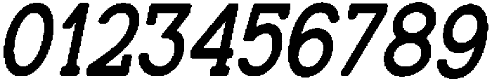 Normanet Condensed Italic otf (400) Font OTHER CHARS