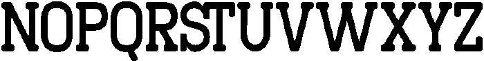 Normanet Condensed otf (400) Font UPPERCASE