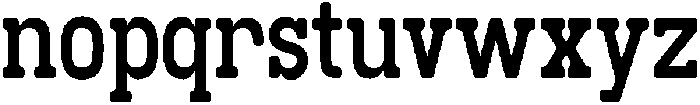 Normanet Condensed otf (400) Font LOWERCASE