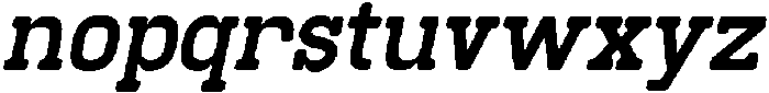 Normanet Italic otf (400) Font LOWERCASE