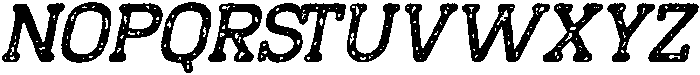 Normanet News Italic otf (400) Font UPPERCASE