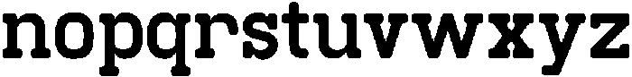 Normanet Regular otf (400) Font LOWERCASE