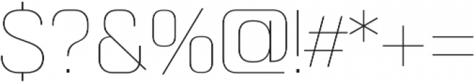 Normative Pro Thin otf (100) Font OTHER CHARS