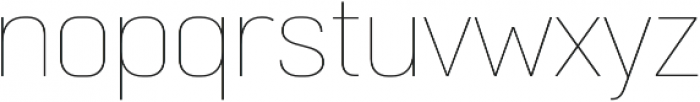 Normative Pro Thin otf (100) Font LOWERCASE