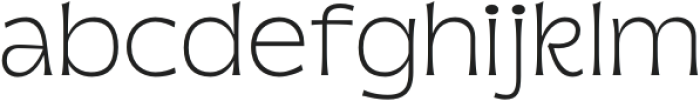 Norsy Thin otf (100) Font LOWERCASE