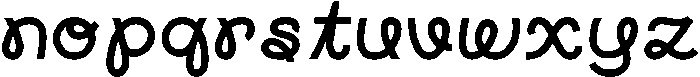 Norte Script otf (400) Font LOWERCASE