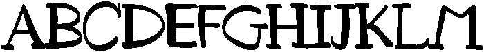 North Regular otf (400) Font UPPERCASE