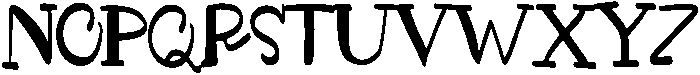 North Regular otf (400) Font UPPERCASE