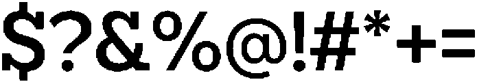 North Rock Bold otf (700) Font OTHER CHARS