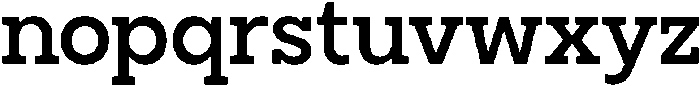 North Rock Bold otf (700) Font LOWERCASE