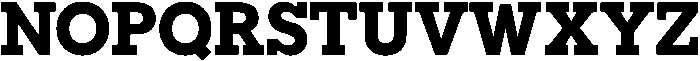 North Rock Extra Black otf (900) Font UPPERCASE