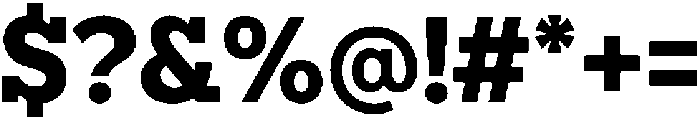 North Rock Extra otf (400) Font OTHER CHARS