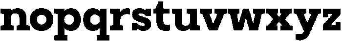 North Rock Extra otf (400) Font LOWERCASE