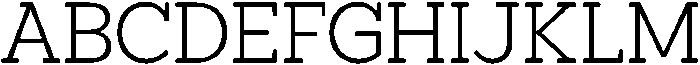 North Rock Light otf (300) Font UPPERCASE