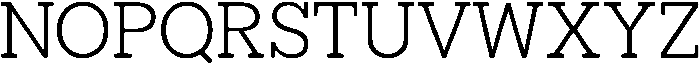 North Rock Light otf (300) Font UPPERCASE