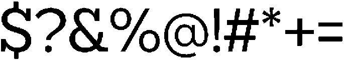 North Rock Medium otf (500) Font OTHER CHARS