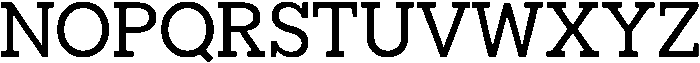 North Rock Medium otf (500) Font UPPERCASE