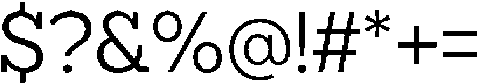 North Rock Regular otf (400) Font OTHER CHARS