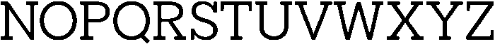 North Rock Regular otf (400) Font UPPERCASE