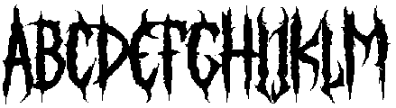 Northen Regular otf (400) Font UPPERCASE