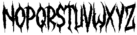 Northen Regular otf (400) Font UPPERCASE