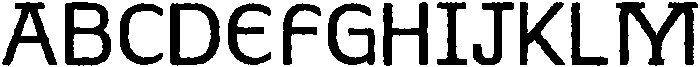 Northfield  Bold Sans otf (700) Font UPPERCASE
