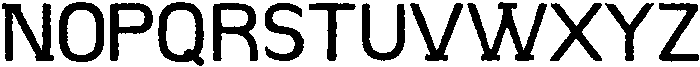 Northfield  Bold Sans otf (700) Font UPPERCASE
