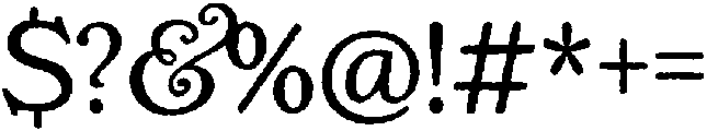 Northfield  Regular otf (400) Font OTHER CHARS