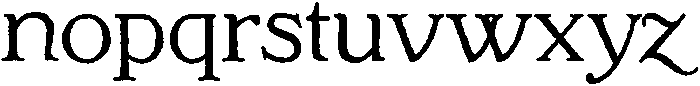 Northfield  Regular otf (400) Font LOWERCASE