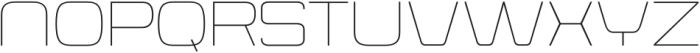 Northura Thin Extra Expanded otf (100) Font UPPERCASE