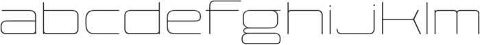 Northura Thin Ultra Expanded otf (100) Font LOWERCASE