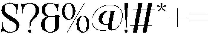 Northvale otf (400) Font OTHER CHARS