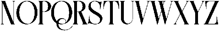 Northvale otf (400) Font LOWERCASE