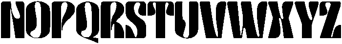Northway-Regular otf (400) Font UPPERCASE