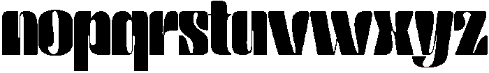 Northway-Regular otf (400) Font LOWERCASE