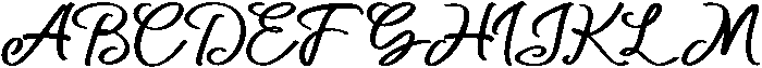 Northwick Cursive otf (400) Font UPPERCASE