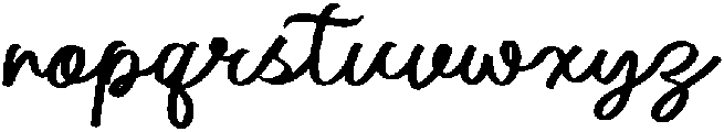 Northwick Cursive otf (400) Font LOWERCASE