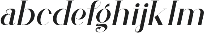 Northy fifty Italic otf (400) Font LOWERCASE