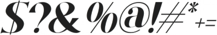 Nortika Italic otf (400) Font OTHER CHARS